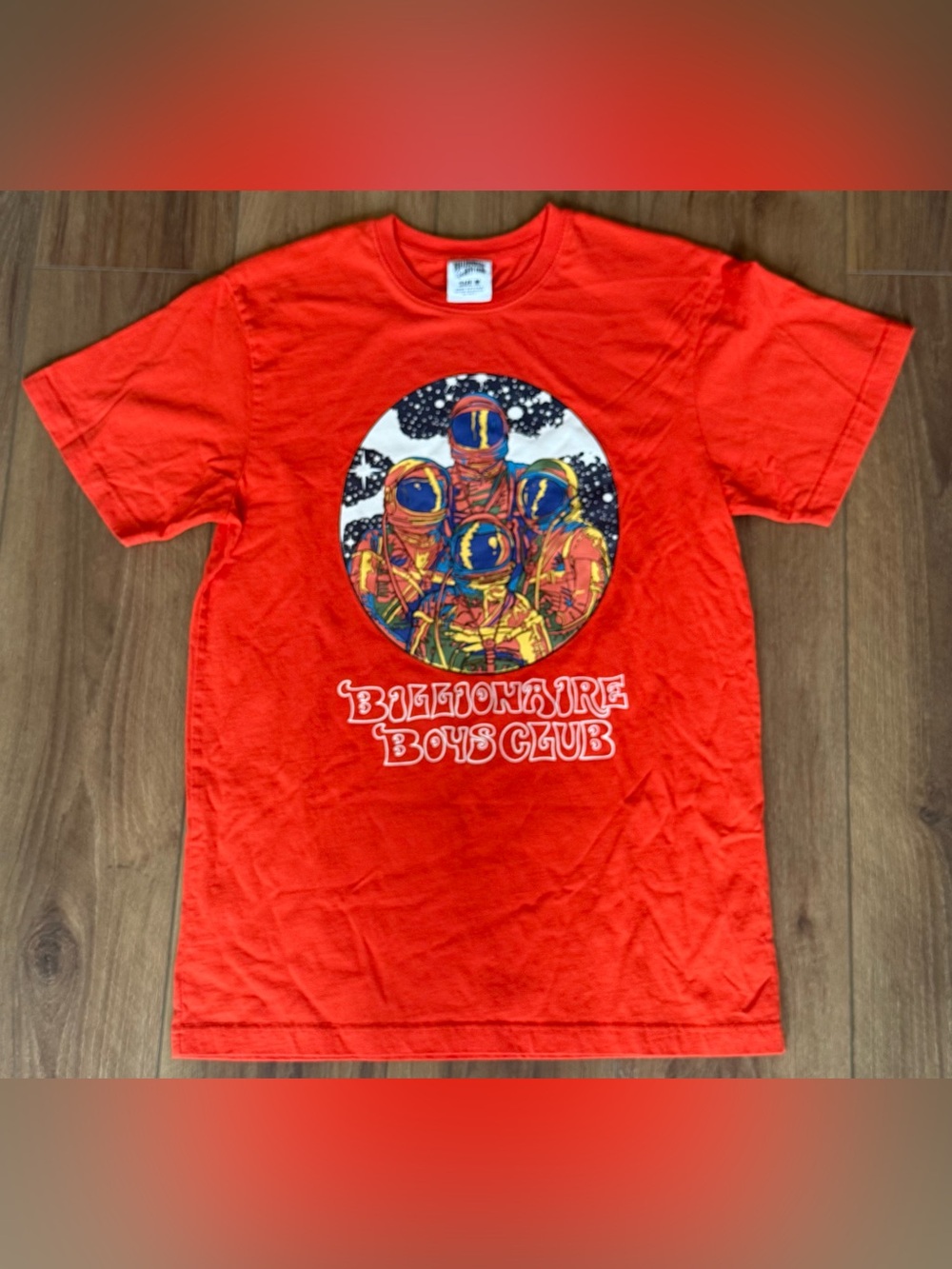 BBC Billionaire Boys Club Astronaut Men's T-shirt M Tangerine